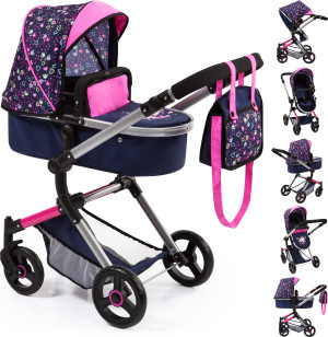 Wózek dla lalki Bayer Design Combi Neo Vario 18417AA Granatowy (4003336184174). Akcesoria dla lalek
