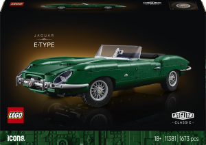 Zestaw klocków LEGO Icons Jaguar E-Type 1673 elementy (11381). Klocki