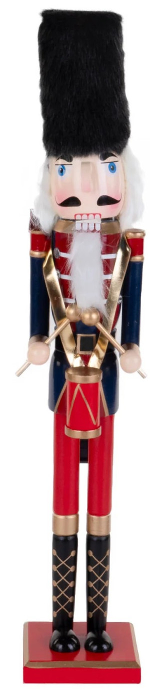 Figurka Atmosphera dziadek do orzechów drewniany 60 cm (3560233839190). Świąteczne figurki