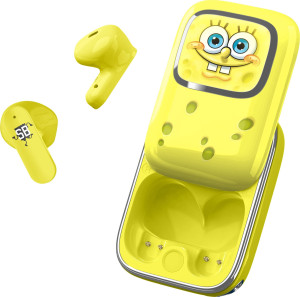 Słuchawki OTL Spongbob Slajd TWS Yellow (5055371630641). Słuchawki