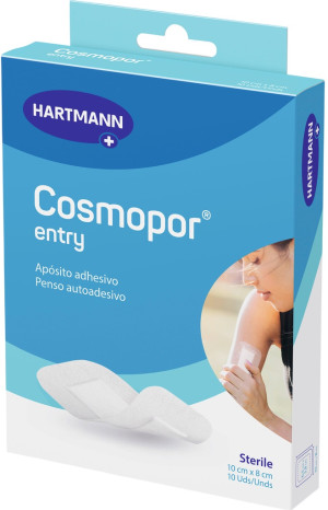 Plastry Hartmann Cosmopor Entry Adhesive Dressing 10 x 8 cm 10 szt (4052199296777). Materiały opatrunkowe