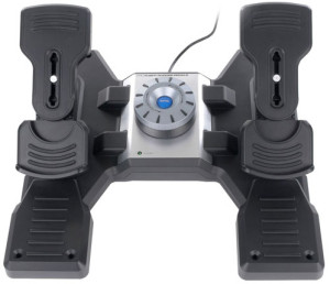 Zestaw pedałów Logitech G Saitek Pro Flight Rudder PC Czarne (945-000005). Kontrolery do gier