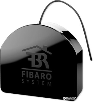 Inteligentny przekaźnik FIBARO Single Switch 2 Z-Wave Czarny (FGS-213_ZW5). Inteligentne przekaźniki i ściemniacze