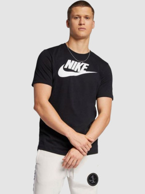 Koszulka męska bawełniana Nike M Nsw Tee Icon Futura AR5004-010 M Czarna (191888621552). T-shirty męskie