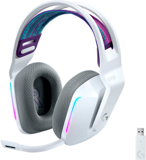Słuchawki bezprzewodowe Logitech Lightspeed RGB Gaming Headset G733 White (981-000883). Słuchawki