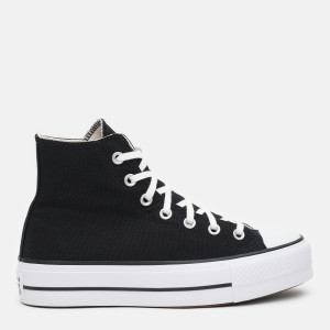 Trampki damskie materiałowe wysokie Converse Chuck Taylor All Star Lift 560845C 36.5 (6US) 23 cm Czarne (888755504253). Tenisówki i trampki damskie