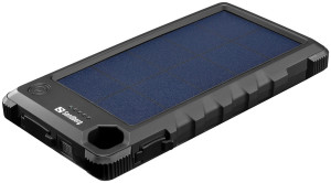 Powerbank solarny Sandberg Outdoor 10000 mAh Black (5705730420535). Powerbanki