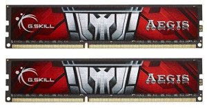 RAM G.Skill DDR3-1600 16384MB PC3-12800 (zestaw 2x8192) Aegis (F3-1600C11D-16GIS). Pamięć RAM