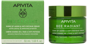 Apivita Bee Radiant Rich Texture Krem do ochrony przed oznakami starzenia i oznakami zmęczenia 50 ml (5201279074258). Kremy do twarzy