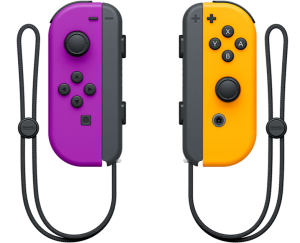 Kontroler Nintendo Switch Joy-Con Pair Neon Purple Orange (0045496431310). Kontrolery do gier