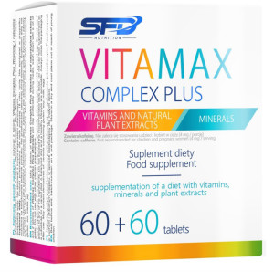 Suplement diety Kompleks witamin i minerałów SFD Vitamax Complex Plus 60 + 60 tabletek (5902837733043). Witaminy i minerały
