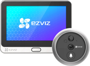 Bezprzewodowy dzwonek Ezviz DP2C z monitorem (6941545607023). Dzwonki do drzwi