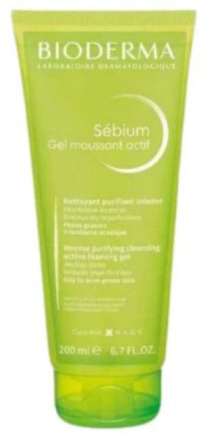 Żel do mycia twarzy Bioderma Sebium Active Foaming Gel 200 ml (3701129803400). Kosmetyki do oczyszczania twarzy