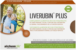 Suplement diety Alchemlife Liverubin Plus 30 kapsułek (7640178390737). Naturalne suplementy diety i ekstrakty
