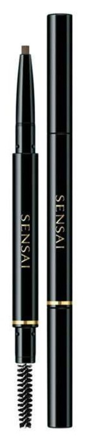 Kredka do brwi Sensai Styling Eyebrow Pencil 01 Dark Brown 0.7 g (4973167817254). Kosmetyki do brwi