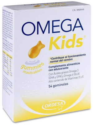 Suplement diety Ordesa Omega Kids Gummies 54 Units (8426594077006). Oleje rybne i kwasy omega