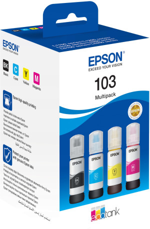 Tusz Epson EcoTank 103 4-colour Multipack 65 ml (8715946701271). Atramenty