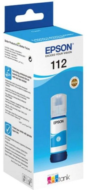 Tusz Epson EcoTank 112 Pigment Cyan 70 ml (8715946674759). Atramenty