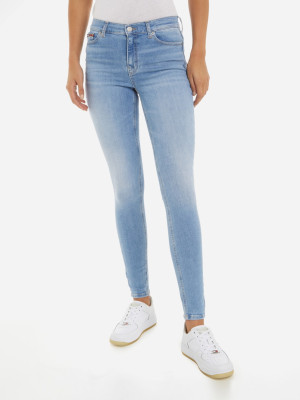 Jeansy skinny damskie Tommy Jeans DW0DW16042-1AB 27/30 Granatowe (8720644437261). Jeansy damskie