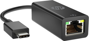 Adapter USB-C/RJ45 HP 4Z534AA Czarny (196188550175). Kable, adaptery i przejściówki
