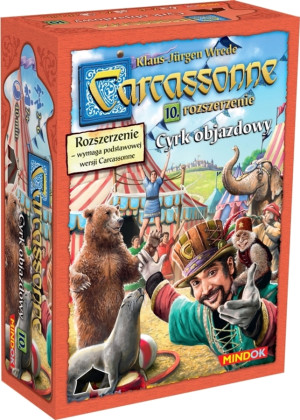 Dodatek do gry planszowej Bard Carcassonne: Cyrk Objazdowy (8595558307128). Gry planszowe