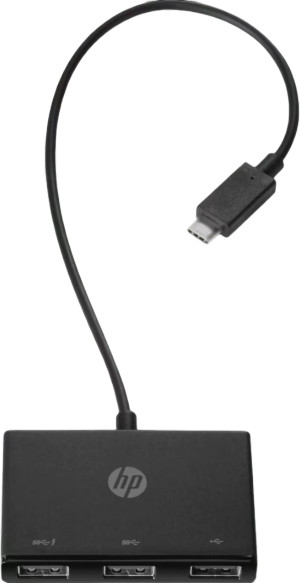 Adapter HP USB Type-C do USB Type-A Black (Z6A00AA). Kable, adaptery i przejściówki