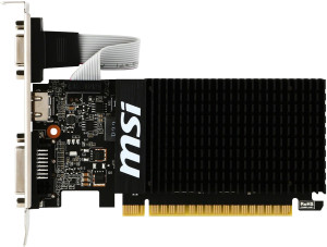 Karta graficzna MSI PCI-Ex GeForce GT 710 2048 MB DDR3 (64bit) (954/1600) (DVI, HDMI, VGA) (V809-2000R). Karty graficzne