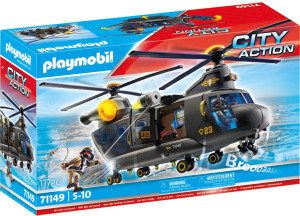 Zestaw do zabawy Playmobil City Action Samolot ratunkowy jednostki specjalnej 71149 (4008789711496). Zestawy zabawek dla dzieci