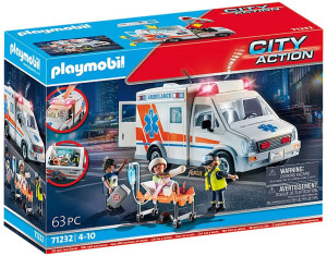 Zestaw figurek do zabawy Playmobil City Action Ambulans (4008789712325). Zestawy zabawek dla dzieci