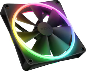 Wentylator NZXT F140 RGB DUO 140 mm PWM Black (RF-D14SF-B1). Chłodzenie do komputera