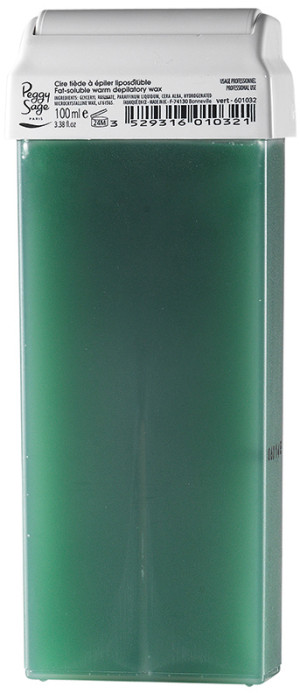Wkład wosku do depilacji ciała Fat-Soluble Warm Depilatory Wax Vert Peggy Sage zielony 100 ml (3529316010321). Woski do depilacji