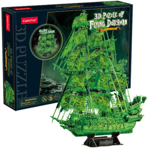 3D Puzzle Cubic Fun Latający Holender świecacy w ciemności 360 elementów (6944588240417). Puzzle i układanki