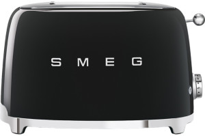 Toster Smeg 50' Style Black TSF01BLEU (8017709187002). Tostery