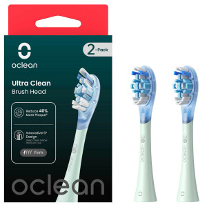 Końcówka do elektrycznej szczoteczki do zębów Oclean Ultra Gum Care 2szt. Green. Szczoteczki elektryczne i irygatory