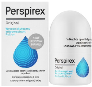 Antyperspirant Perspirex Original Roll-On dla skóry normalnej i wrażliwej 20 ml (5701943100912). Dezodoranty i antyperspiranty
