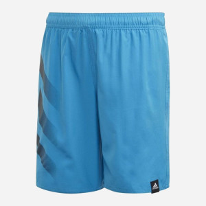 Spodenki kąpielowe młodzieżowe chłopięce adidas Ya Bd 3S Shorts FL8711 152 cm Niebieskie (4062058504622). Kąpielówki chłopięce
