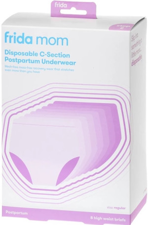 Jednorazowa bielizna poporodowa Frida Mom z wysokim stanem 8 sztuk (1220000220478). Majtki poporodowe
