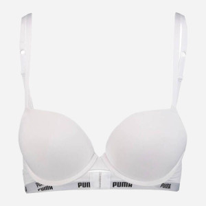 Biustonosz damski Push Up Puma Women Pushup Bra 90786405 70D Biały (8718824915166). Biustonosze damskie
