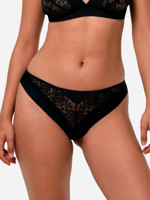 Majtki brazylijskie damskie Triumph 10210654 42 Czarne (7613138452547). Majtki damskie