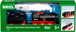 Lokomotywa parowa Brio Steaming Train (7312350338843). Kolejki dla dzieci