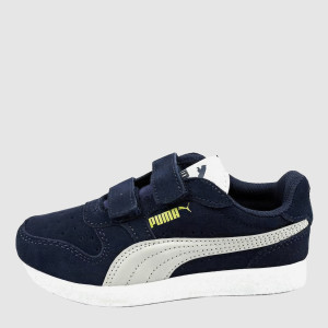 Buty sportowe chłopięce na rzepy Puma Icra Trainer Suede Ps Peacoat 360756-28 30 (11,5UK) Granatowe (4060981151647). Buty sportowe i sneakersy chłopięce