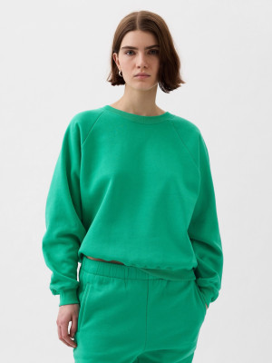Bluza damska bez kaptura oversize GAP 765585-20 S Zielona (1200133182874). Bluzy bez kaptura damskie