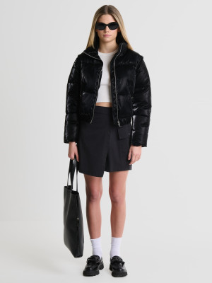 Letnia mini spódniczka damska Big Star BRUNILDA S Czarna (5900714707392). Spódnice damskie