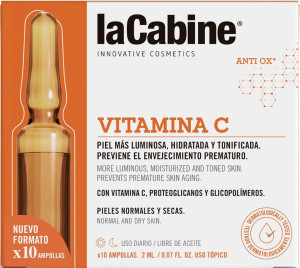 Ampułki z witaminą C do twarzy La Cabine antyoksydacyjne 15 x 2 ml (8435534403249). Serum do twarzy