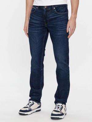 Jeansy regular fit męskie Tommy Hilfiger MW0MW33973-1BN 30/32 Granatowe (8720645762829). Jeansy męskie