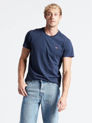 Koszulka męska bawełniana Levi's Ss Original Hm Tee 56605-0017 S Granatowa (5400599852342). T-shirty męskie