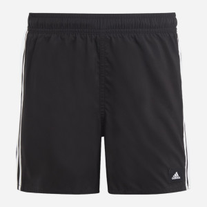 Spodenki kąpielowe chłopięce adidas 3S Sho HA9405 128 Czarne (4066752850962). Kąpielówki chłopięce