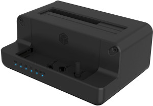 Stacja dokująca Icy Box dla M.2 NVMe SSD i 2,5''/3,5'' HDD/SSD z portem USB 3.2 Type-C (IB-2914MSCL-C31). Kieszenie i obudowy na dyski twarde