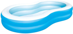 Basen dmuchany Bestway The Big Lagoon Family Pool 262x157x46 cm 54117 (6942138913217). Baseny ogrodowe