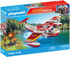 Wodnosamolot strażacki Playmobil Action Heroes z akcesoriami (4008789714633). Klocki